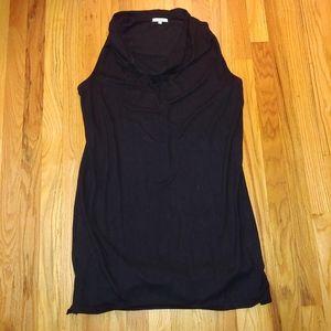 Black Cowl Neck Tunic